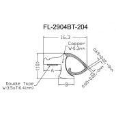 Молдинг лобового стекла INFINITI EX25 / 35 / 37 08-13 / INFINITI QX50 13-17 <b>FLEXLINE FL-2904BT</b>