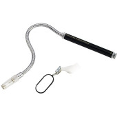 Зеркало на гибком удлинителе F617L с магнитом и лампой