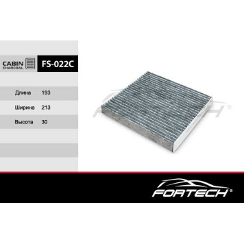 Фильтр салона TOYOTA: Auris II (E150, 07~), Avensis III (T270, 09~), Camry (V40, 06~), Corolla X (E1 <b>FORTECH FS022C</b>
