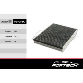 Фильтр салона угольный FORD: Focus III (11~) <b>FORTECH FS088C</b>
