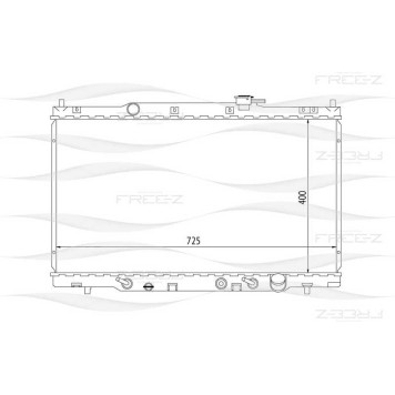 Радиатор HONDA CR-V 02-> <b>FREEZ KK0240</b>