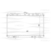 Радиатор NISSAN Maxima 00->/INFINITI I30 97-> <b>FREEZ KK0243</b>
