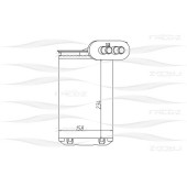 Радиатор отопителя AUDI A3TT 96->VW GolfBoraNew BeetlePolo 97->SKODA Octavia 96-> <b>FREEZ KW0249</b>