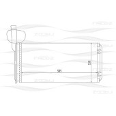 Радиатор отопителя VW Transporter 90-> <b>FREEZ KW0250</b>