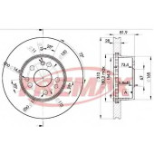 Тормозной диск FREMAX BD-0312