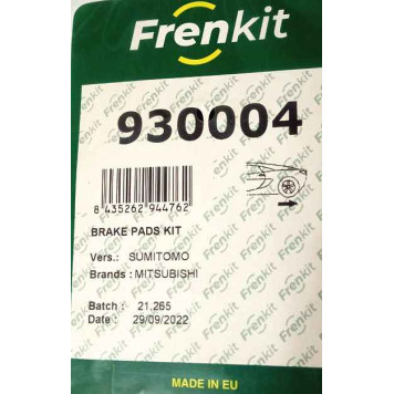 Комплект установочный тормозных колодок FRENKIT 930004-1