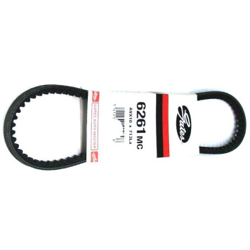 Ремень генератора ВАЗ 2108 зубчатый GATES 6261MC (AVX 10x713LA)