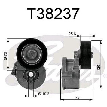 Поликлиновой ременный комплект GATES K016PK1218-1