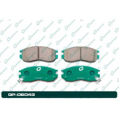 Колодки тормозные дисковые GP-06043 <b>G-BRAKE GP06043</b>