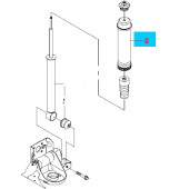 Пыльник амортизатора CHEVROLET AVEO 03- заднего <b>GENERAL MOTORS 96535162</b>