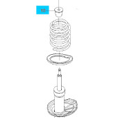 Отбойник амортизатора переднего <b>GENERAL MOTORS 96549925</b>