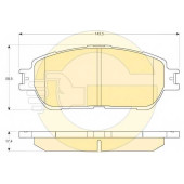 Колодки тормозные TOYOTA CAMRY (V30) 01-06 передние <b>GIRLING 6136126</b>