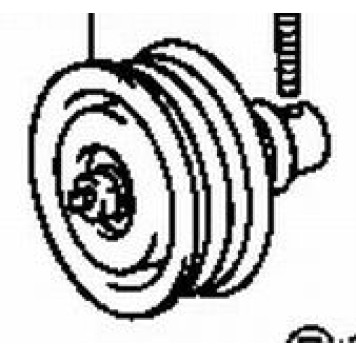 Ролик приводного ремня кондиционера TOYOTA 1GFE 89- <b>GMB GT90920</b>-1