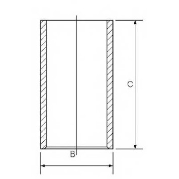 Гильза цилиндра GOETZE ENGINE 14-014090-00