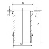 Гильза цилиндра GOETZE ENGINE 14-452310-00