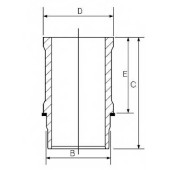 Гильза цилиндра GOETZE ENGINE 14-636600-00