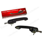 Ручка двери наруж ВАЗ 1117-19, 2190 задн левая (в уп) <b>Гранд Ри Ал 1118-6205151</b>