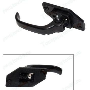 Ручка двери внутренняя ВАЗ 2105-2107 (крючок) черный <b>ГРАНД РИ АЛ 50006</b>