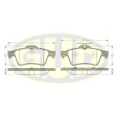 Колодки зад frd c-max/focus c-max/focus ii/focus ii turnier 1.6-5.0 03-07 <b>G.U.D GBP084230</b>