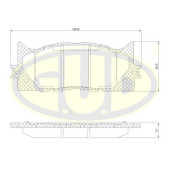 Колодки пер toy camry v40 06-v50 11-lex es 240350 06- <b>G.U.D GBP123300</b>