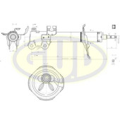Амортизатор подвески <b>G.U.D GSA333310</b>