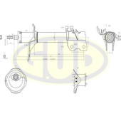Амортизатор nis x-trail 01- пер l <b>G.U.D GSA334361</b>