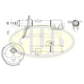 Амортизатор lex rx 03- пер r <b>G.U.D GSA334399</b>