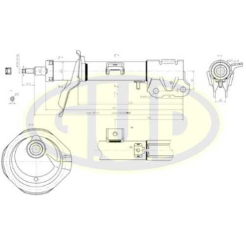 Амортизатор подвески <b>G.U.D GSA339080</b>