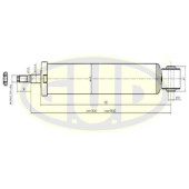 Амортизатор подвески <b>G.U.D GSA344459</b>