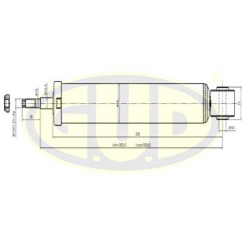 Амортизатор подвески <b>G.U.D GSA344459</b>