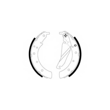 Комплект тормозных колодок для BMW 5(E28,E34) <b>HELLA 8DB 355 000-741 / H8240</b>