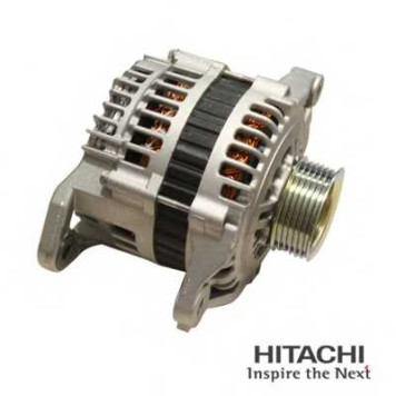 Генератор 80А для NISSAN ALMERA(N15,N16), ALMERA TINO(V10), PRIMERA(P11,P12,WP11,WP12) <b>HITACHI Original Spare Part 2506130 / LR180762C</b>