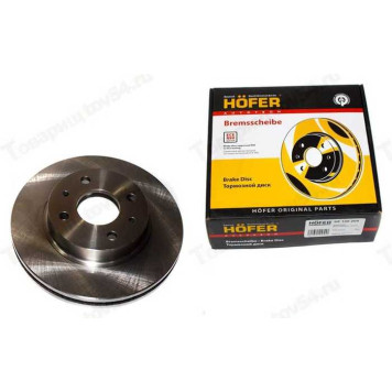 Диск тормозной ВАЗ 2110, 2190 R 13 <b>HOFER HF 130 204</b>