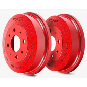 Барабан тормозной ВАЗ 2108 комплект 2шт красные <b>HOFER HF 144 807</b>