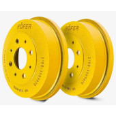 Барабаны тормозные ВАЗ 2108 комплект 2шт желтые <b>HOFER HF 144 808</b>