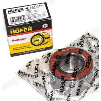 Подшипник ступицы ВАЗ 2108 передний (256907) <b>HOFER HF 301 046</b>