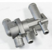 Термостат ВАЗ 2170 Приора, 2110-2115 (2003г) в сборе с корпусом, на 6 патрубков <b>HOFER HF 445 908</b> (21082-1306010-11)