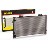 Радиатор охлаждения ВАЗ 2170 Приора под кондиционер Halla алюминиевый <b>HOFER HF 708 432</b>