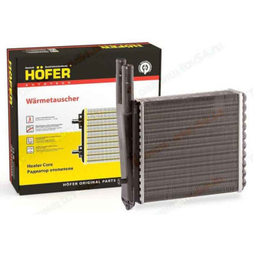 Радиатор отопителя ВАЗ 2110-2112 (2003-09), 2170-2172 Приора (2007-) алюминиевый <b>HOFER HF 730 225</b>