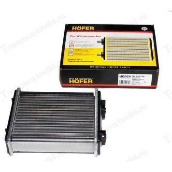 Радиатор отопителя ВАЗ 2101-2107, 2121, 1111 алюм. (узкий) <b>HOFER HF 730 228</b>