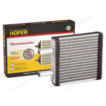 Радиатор отопителя ВАЗ 2170 Приора с кондиционером Halla алюминиевый <b>HOFER HF 730 237</b>