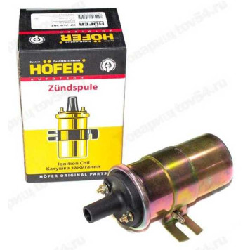 Катушка зажигания ВАЗ 2108 (аналог 027.3705) <b>HOFER HF 750 302</b>