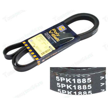 Ремень ВАЗ 2123 <b>HOLA 5PK1885,</b>