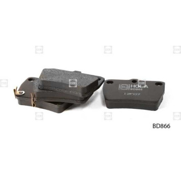Тормозные колодки, дисковые, задние, CHERY Tiggo; TagAZ Tingo; TOYOTA Rav 4 II, (1 компл.), , <b>HOLA BD866</b>