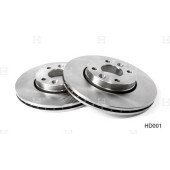 Тормозной диск, вентилируемый, передний, (260x22), LADA Largus; RENAULT Clio III, Megane II ; NISSAN Note, Tiida, Micra III, (1шт), , <b>HOLA HD001</b>