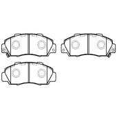 Колодки тормозные HONDA Accord (91-98),CR-V (95-02),HRV (98-) передние (4шт.) <b>HSB HP5009</b>