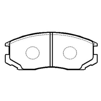 Колодки тормозные MITSUBISHI Colt передние (4шт.) <b>HSB HP5013</b>
