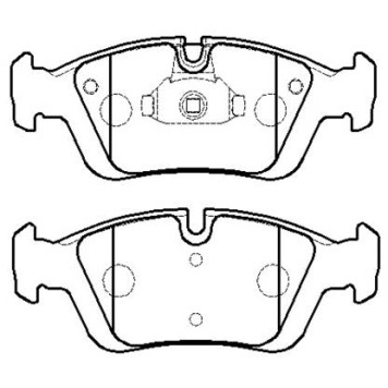 Колодки торм. ( №1 в корее) BMWZ4318325328Z3318325328320i325i`91-08`91-08 E36E46 перед. к-т <b>HSB HP5031</b>