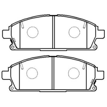 Колодки тормозные дисковые передн ACURA: MDX 03-06 NISSAN: X-TRAIL 01-07 <b>HSB HP5079</b>