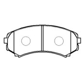 Колодки тормозные дисковые MITSUBISHI: PAJERO 97.8 <b>HSB HP5134</b>